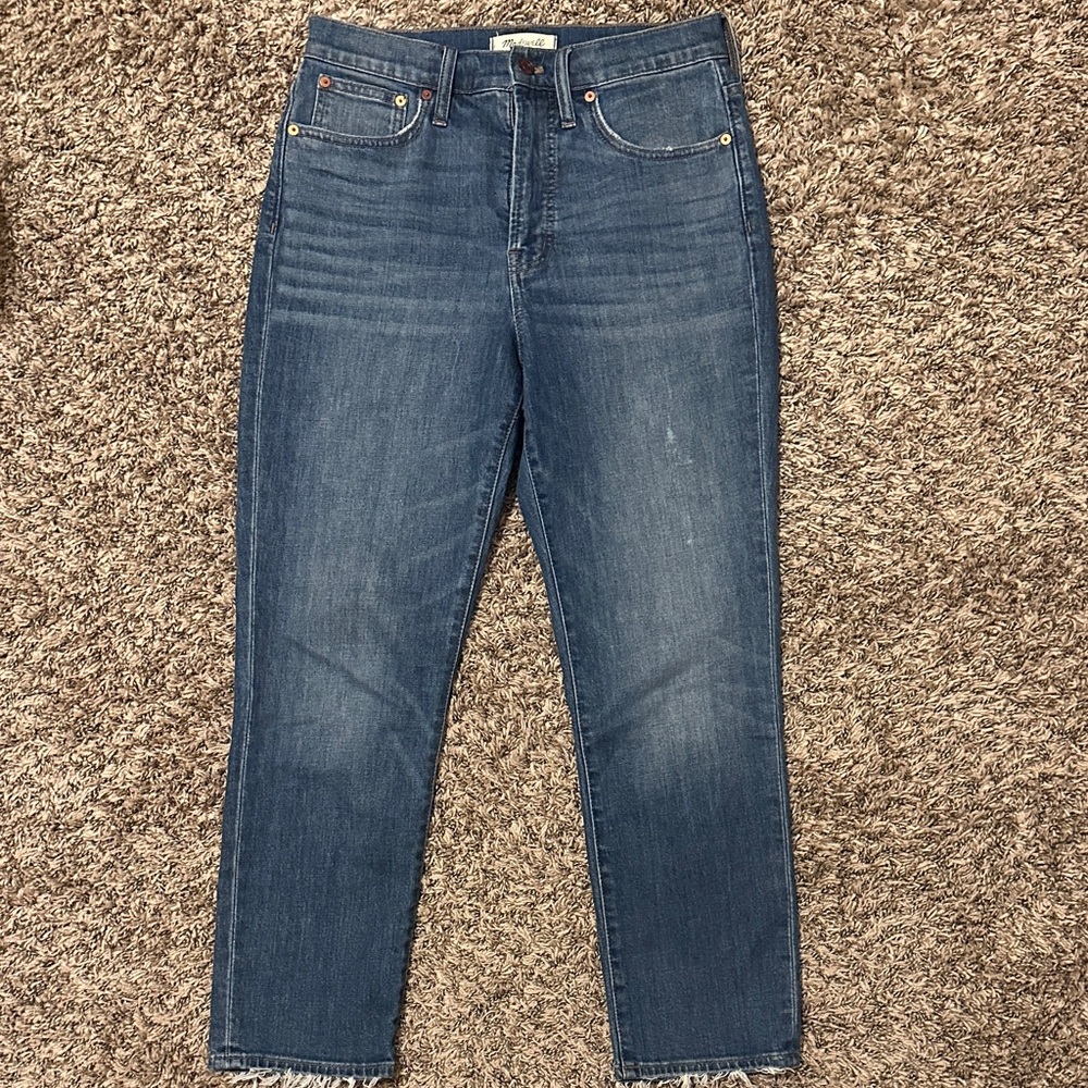 Madewell The Perfect Vintage Crop Jean Blue Size 28